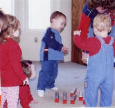 Playing movement games while listening to music